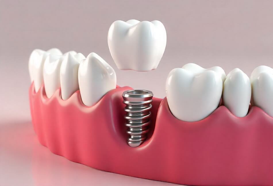 زراعة الأسنان بدون شق اللثة - Dental implants without gum incision